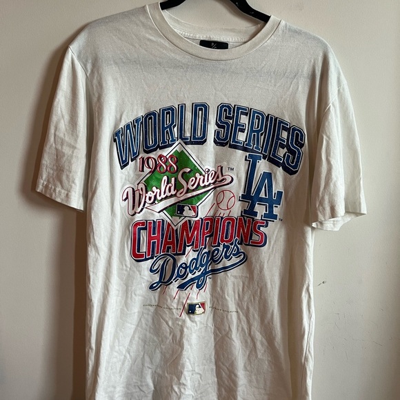Peace-collective Los Angeles Dodgers 1988 World Series Cooperstown T-Shirt - Picture 3 of 9